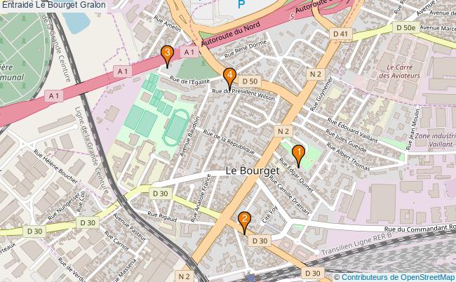 plan Entraide Le Bourget Associations entraide Le Bourget : 5 associations