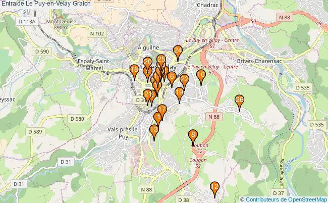 plan Entraide Le Puy-en-Velay Associations entraide Le Puy-en-Velay : 24 associations
