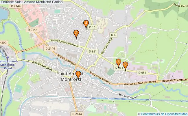 plan Entraide Saint-Amand-Montrond Associations entraide Saint-Amand-Montrond : 5 associations