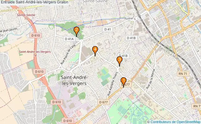 plan Entraide Saint-André-les-Vergers Associations entraide Saint-André-les-Vergers : 5 associations
