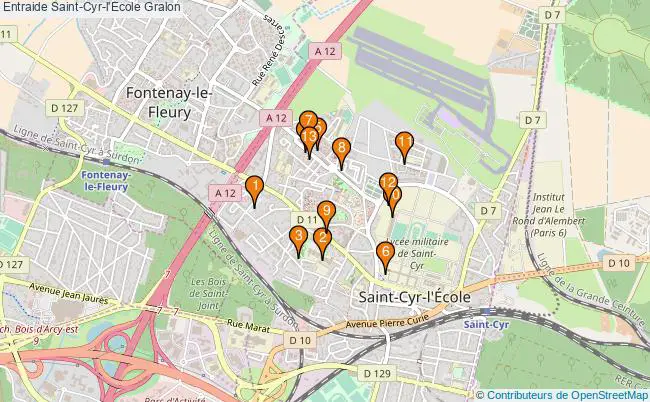 plan Entraide Saint-Cyr-l'Ecole Associations entraide Saint-Cyr-l'Ecole : 15 associations