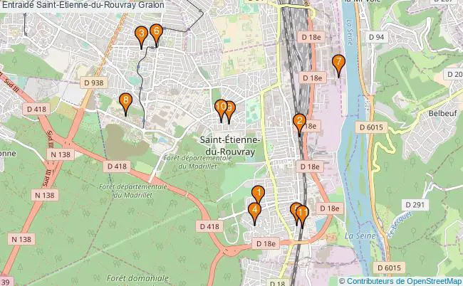 plan Entraide Saint-Etienne-du-Rouvray Associations entraide Saint-Etienne-du-Rouvray : 10 associations