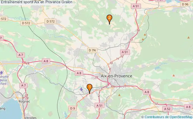 plan Entraînement sportif Aix en Provence Associations entraînement sportif Aix en Provence : 3 associations