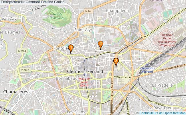 plan Entrepreneuriat Clermont-Ferrand Associations entrepreneuriat Clermont-Ferrand : 3 associations