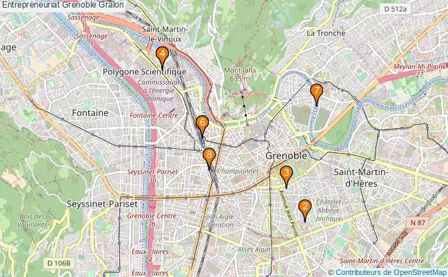 plan Entrepreneuriat Grenoble Associations entrepreneuriat Grenoble : 8 associations