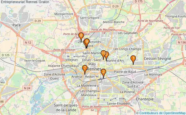 plan Entrepreneuriat Rennes Associations entrepreneuriat Rennes : 15 associations