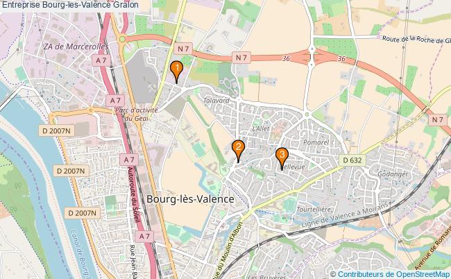 plan Entreprise Bourg-les-Valence Associations entreprise Bourg-les-Valence : 4 associations