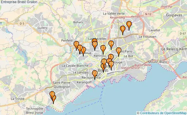 plan Entreprise Brest Associations entreprise Brest : 35 associations