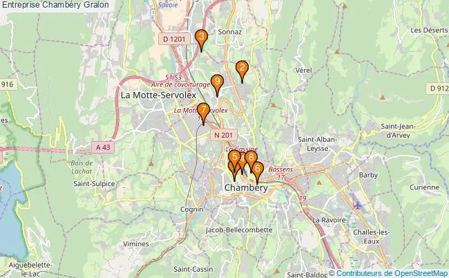 plan Entreprise Chambéry Associations entreprise Chambéry : 14 associations