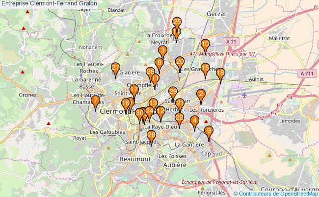 plan Entreprise Clermont-Ferrand Associations entreprise Clermont-Ferrand : 47 associations