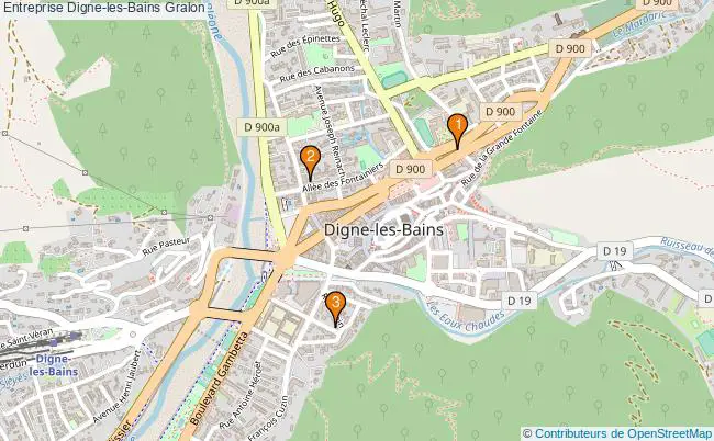 plan Entreprise Digne-les-Bains Associations entreprise Digne-les-Bains : 3 associations