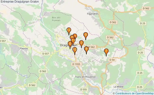 plan Entreprise Draguignan Associations entreprise Draguignan : 15 associations