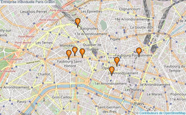 plan Entreprise individuelle Paris Associations Entreprise individuelle Paris : 7 associations