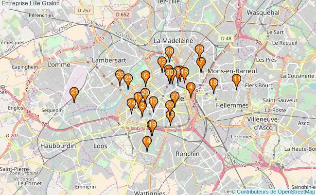 plan Entreprise Lille Associations entreprise Lille : 117 associations