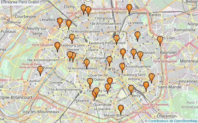 plan Entreprise Paris Associations entreprise Paris : 1119 associations
