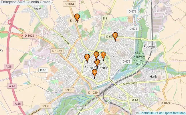 plan Entreprise Saint-Quentin Associations entreprise Saint-Quentin : 9 associations