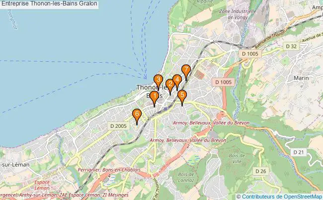 plan Entreprise Thonon-les-Bains Associations entreprise Thonon-les-Bains : 11 associations
