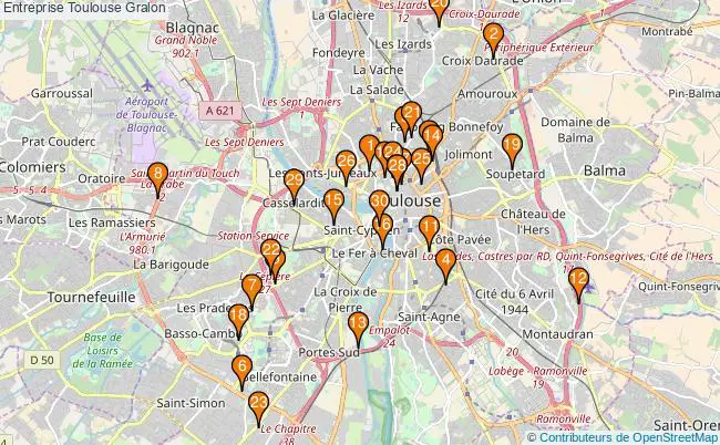 plan Entreprise Toulouse Associations entreprise Toulouse : 149 associations