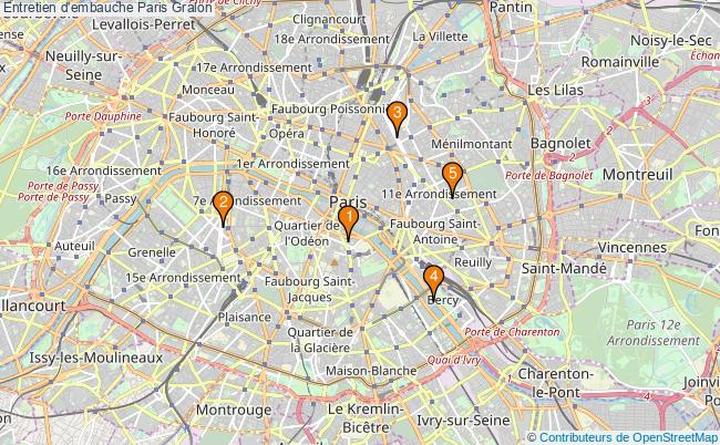 plan Entretien d'embauche Paris Associations entretien d'embauche Paris : 6 associations