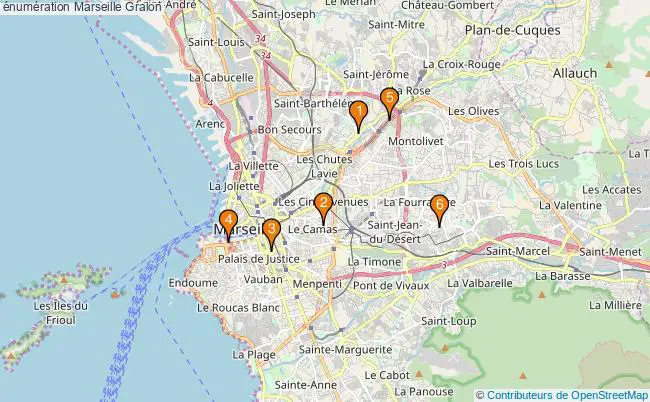 plan énumération Marseille Associations énumération Marseille : 7 associations