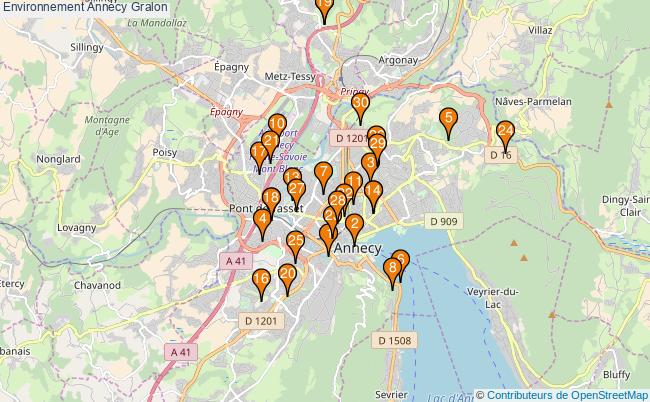 Maison pour la planète annecy carte