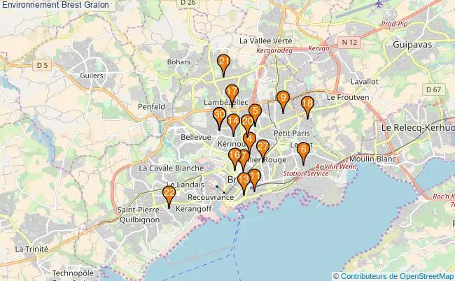 plan Environnement Brest Associations Environnement Brest : 103 associations
