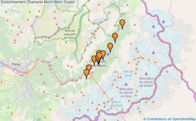 plan Environnement Chamonix-Mont-Blanc Associations Environnement Chamonix-Mont-Blanc : 17 associations