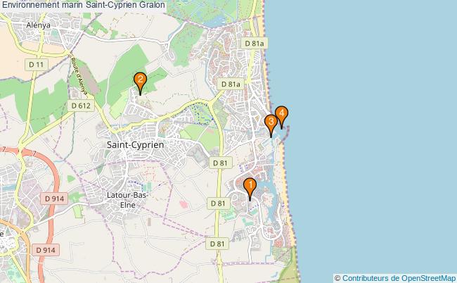 plan Environnement marin Saint-Cyprien Associations environnement marin Saint-Cyprien : 5 associations