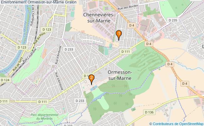 plan Environnement Ormesson-sur-Marne Associations Environnement Ormesson-sur-Marne : 2 associations