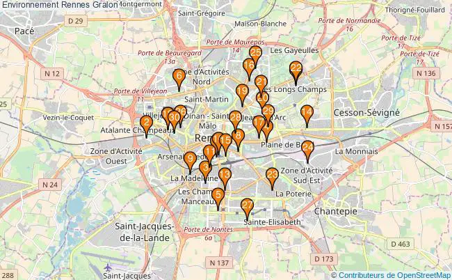 plan Environnement Rennes Associations Environnement Rennes : 239 associations
