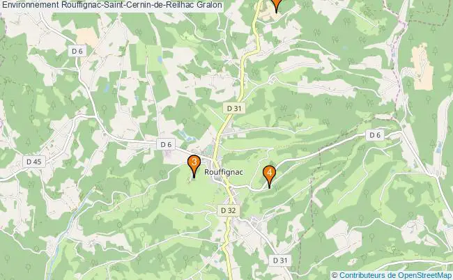 plan Environnement Rouffignac-Saint-Cernin-de-Reilhac Associations Environnement Rouffignac-Saint-Cernin-de-Reilhac : 3 associations