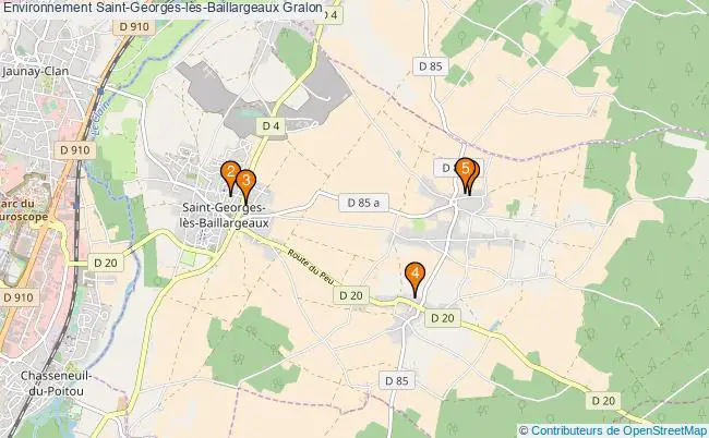 plan Environnement Saint-Georges-lès-Baillargeaux Associations Environnement Saint-Georges-lès-Baillargeaux : 5 associations