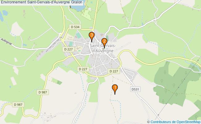 plan Environnement Saint-Gervais-d'Auvergne Associations Environnement Saint-Gervais-d'Auvergne : 3 associations