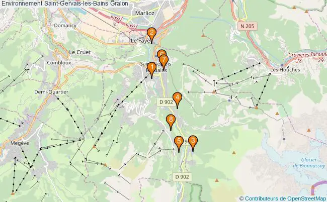 plan Environnement Saint-Gervais-les-Bains Associations Environnement Saint-Gervais-les-Bains : 9 associations