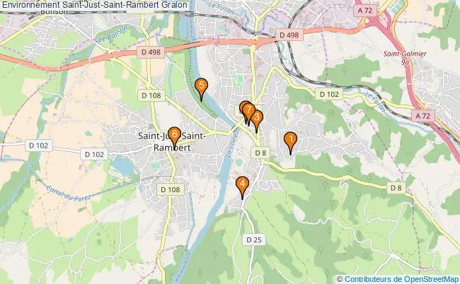 plan Environnement Saint-Just-Saint-Rambert Associations Environnement Saint-Just-Saint-Rambert : 8 associations