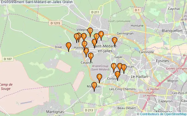 plan Environnement Saint-Médard-en-Jalles Associations Environnement Saint-Médard-en-Jalles : 23 associations