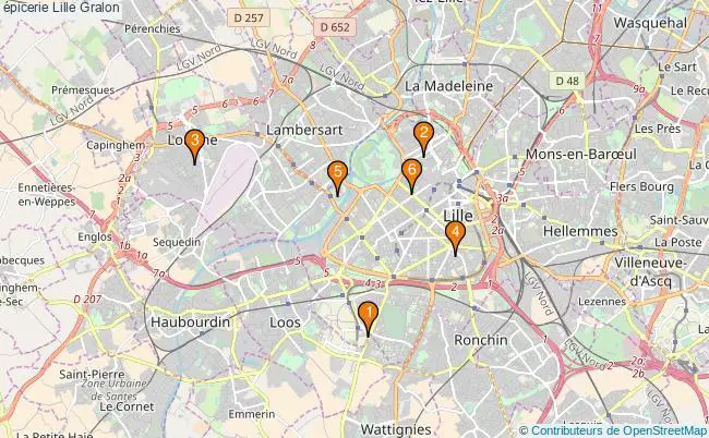 plan épicerie Lille Associations épicerie Lille : 8 associations