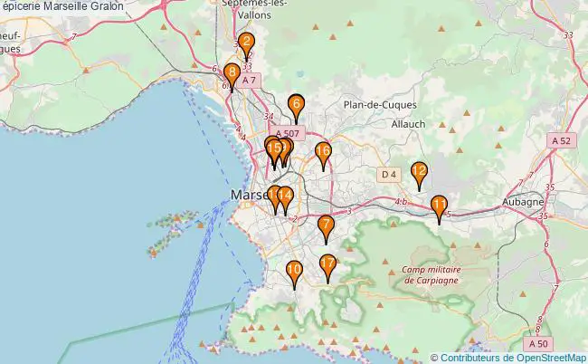 plan épicerie Marseille Associations épicerie Marseille : 27 associations