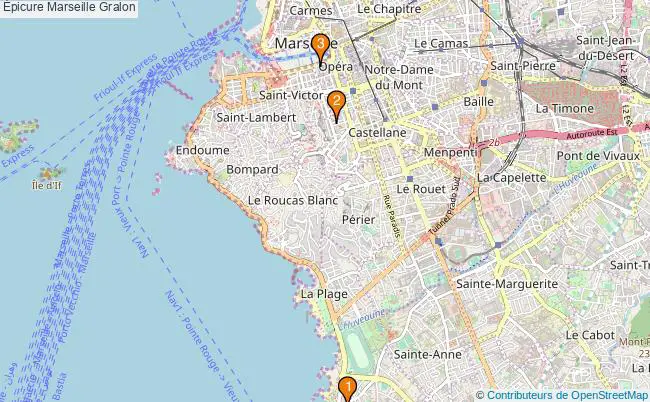 plan Épicure Marseille Associations Épicure Marseille : 3 associations