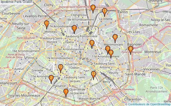 plan épidémie Paris Associations épidémie Paris : 19 associations