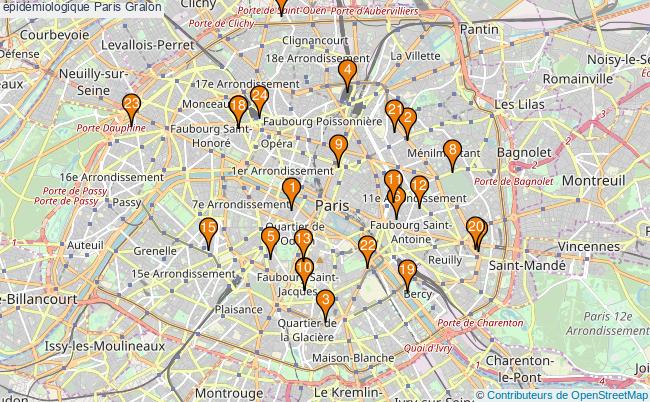 plan épidémiologique Paris Associations épidémiologique Paris : 32 associations