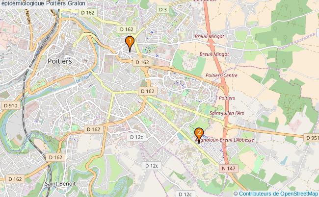 plan épidémiologique Poitiers Associations épidémiologique Poitiers : 3 associations