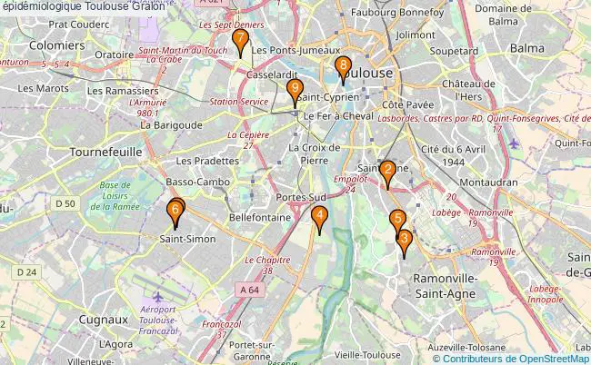 plan épidémiologique Toulouse Associations épidémiologique Toulouse : 9 associations