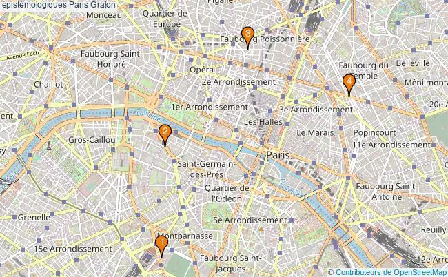 plan épistémologiques Paris Associations épistémologiques Paris : 5 associations