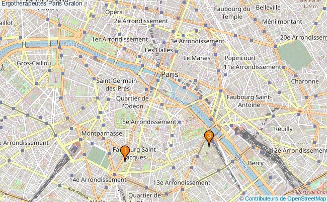 plan Ergothérapeutes Paris Associations ergothérapeutes Paris : 4 associations