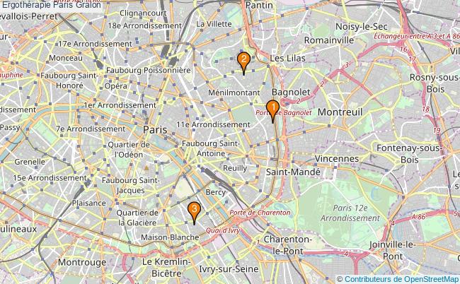 plan Ergothérapie Paris Associations ergothérapie Paris : 5 associations