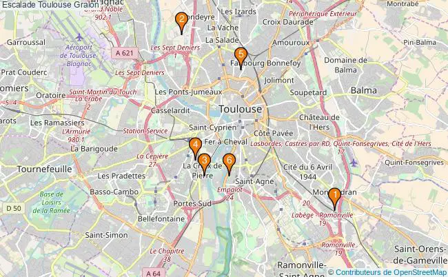 plan Escalade Toulouse Associations escalade Toulouse : 7 associations