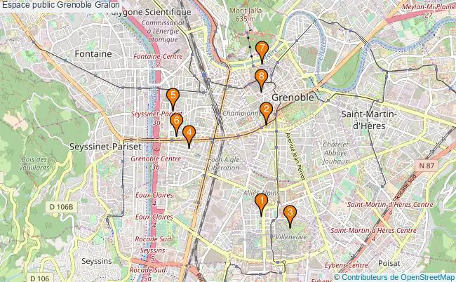 plan Espace public Grenoble Associations espace public Grenoble : 9 associations