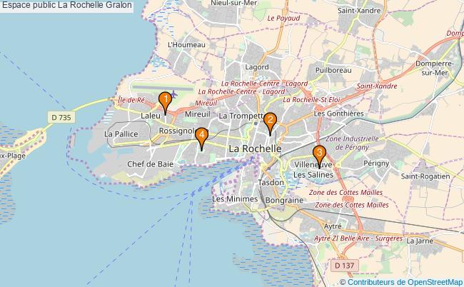 plan Espace public La Rochelle Associations espace public La Rochelle : 4 associations