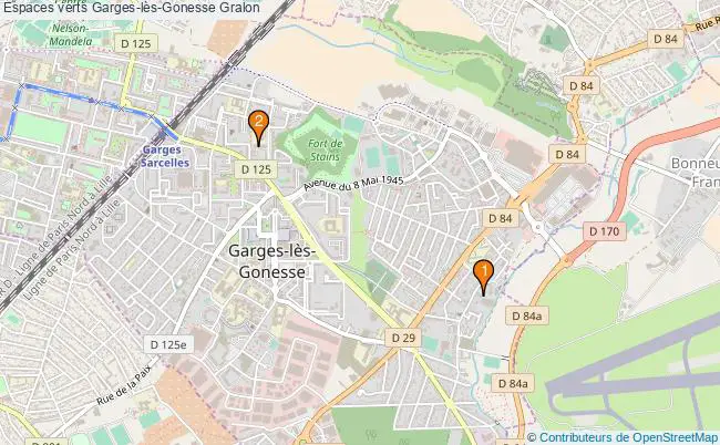plan Espaces verts Garges-lès-Gonesse Associations espaces verts Garges-lès-Gonesse : 2 associations